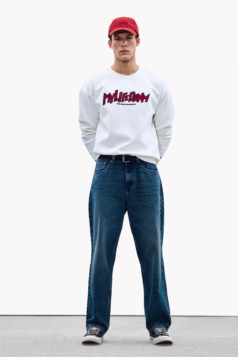 SNITCH Baggy Core Lab Washed Jeans - Image 2